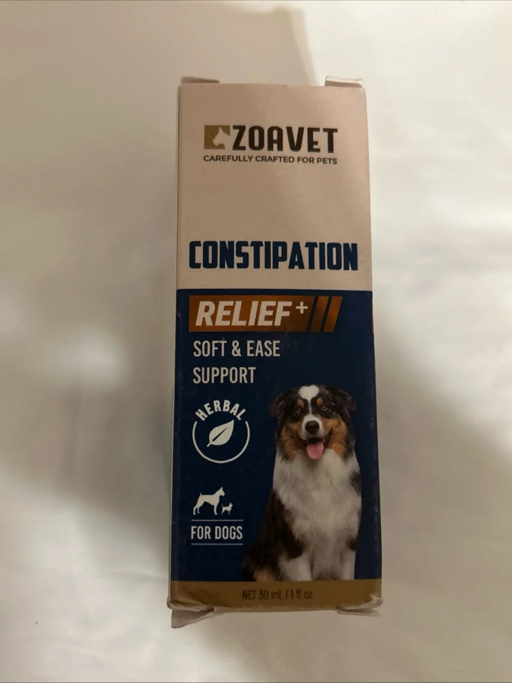Constipation Relief+ soft & ease support Herbal Drops for Dogs NEW 1fl oz